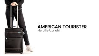 American Tourister Herolite Upright  Bagageonline [upl. by Llennyl]