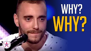 X Factor Ukraine Judge BREAKS Guitar of a Contestant SHOCKING with English CC [upl. by Seton847]