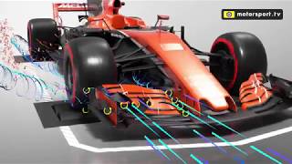 Formula 1 airflow explained  3D ANIMATION [upl. by Nnauol]