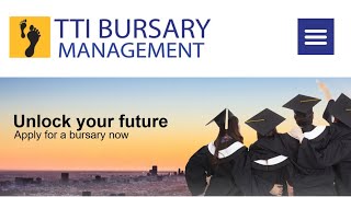 TTI BURSARY APPLICATION 2024 [upl. by Brazee680]