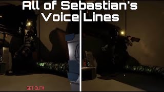 All of Sebastians Voicelines Roblox Pressure [upl. by Irtak]