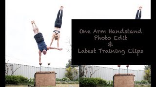 One Arm Handstand Training amp Photoshop Edit [upl. by Shiekh]