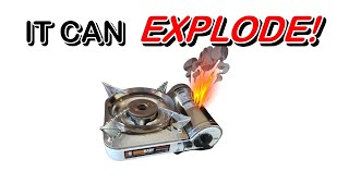 Portable Butane Mini Gas Stove It can Explode [upl. by Imelida]