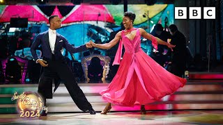 Montell Douglas and Johannes Radebe Quickstep to Get Happy by Ella Fitzgerald ✨ BBC Strictly 2024 [upl. by Derinna]