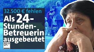 Pflege um welchen Preis Das Geschäft mit der 24StundenBetreuung  mehrwert  BR24 [upl. by Anem794]