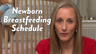 Newborn Breastfeeding Schedule  CloudMom [upl. by Evans]