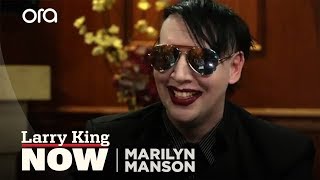 Marilyn Manson on Alice Cooper Blame for School Shootings amp Kanye West vs JayZ Full Interview [upl. by Mil]