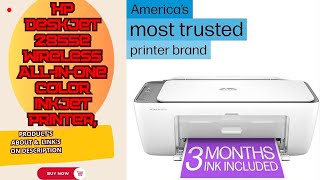 Best HP DeskJet 2855e Wireless All in One Color Inkjet Printer Scanner Copier Review [upl. by Earehs736]