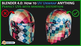 Blender 40 How to UV Unwrap Anything [upl. by Amasa235]