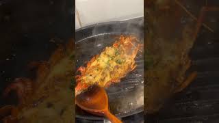 Garlic butter grilled prawns bbq grilled prawns viralvideo shortvideo monkey [upl. by Allerie850]