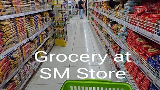 Grocery vlog at SM Store Supermarket ordinarywifevlog [upl. by Trojan661]