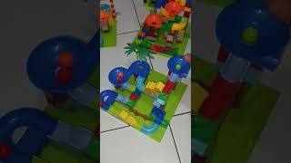 play marbles run race ASMR dinosaur marble full color 24101918 shorts [upl. by Cogen]