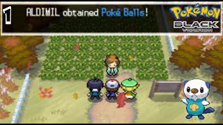 Get Oshawott The Starter 1  Pokémon Black Walkthrough [upl. by Sudoeht419]