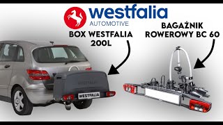 Bagażnik rowerowy WESTFALIA bc60 BOX 200L [upl. by Yellat]