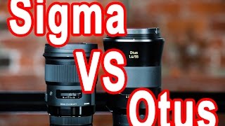 Sigma 50mm F14 Art Vs Zeiss Otus 55mm F14 [upl. by Ellene682]