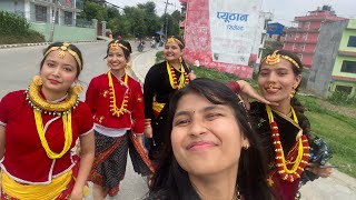 Cultural Dance in Kathmandu University [upl. by Branscum]