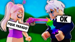 MEU IRMÃO DIZENDO SIM PARA TUDO MM2 ROBLOX [upl. by Yendys]