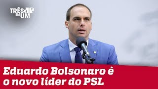 Delegado Waldir entrega cargo e Eduardo Bolsonaro assume liderança do PSL na Câmara [upl. by Iyre]