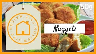 Recette de nuggets faitmaison  750g [upl. by Nabal280]