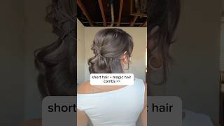 Easy amp Quick Hairstyle for Short Hair Using an Elastic Comb❤️‍🔥❤️‍🔥❤️‍🔥 [upl. by Lynda]