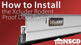 How to Install the Xcluder Rodent Proof Door Sweep [upl. by Stacy296]