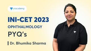 INICET 2023 Ophthalmology Previous Year Questions  Dr Bhumika Sharma [upl. by Boorman]