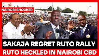 Toka Hapa Mwizi Ruto Heckled ampChased Away like A lost THIEF With Angry Nairobi Youths Sakaja REGRET [upl. by Eiromem]