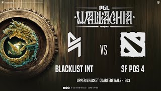 Dota 2 SFpos4 FBZGhostArmelDJ vs Blacklist  PGL Wallachia CQ anonimdt [upl. by Stenger351]