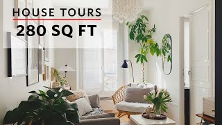 House Tours A 280 SQ FT BudgetFriendly Apartment in Paris France [upl. by Retsub342]