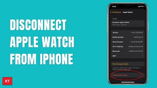 How to unpair Apple watch from iPhone either with iPhone or without iPhone [upl. by Ahsimak]