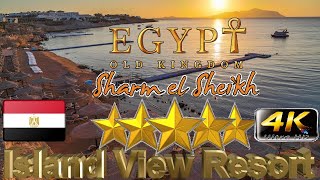 4K ISLAND VIEW RESORT 2024 SHARM EL SHEIKH GOOD BEACH HOTEL EGYPT [upl. by Alene]