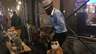 Unbelievable NYC Saxophone Performance  Careless Whisper [upl. by Peltier]