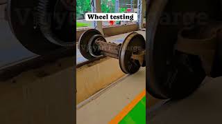 Train wheel checkup machine train [upl. by Lucia]