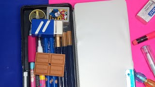 Asmrfilling my pencilbox with cutestationary 🖤💝asmr asmrsound asmrvideo ytshorts shortsviral [upl. by Gertie831]