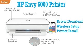 HP Envy 6000 WiFi Setup  HP Printer Wireless Setup  123hpcomsetup [upl. by Ellekcim503]