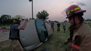 DRFD vehicle accident extrication training [upl. by Atinuaj941]