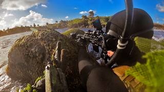 Terrifying Moments at Airsoft Game in Puerto Rico [upl. by Nirb]