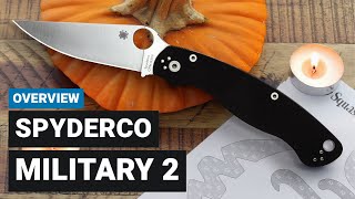 Spyderco Military 2  Overview and Comparison [upl. by Yhtrod]