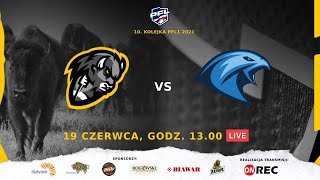 Lowlanders Białystok  Tychy Falcons  PFL1 2021  19062021 [upl. by Ahsiyt]