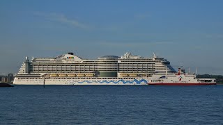 quotAIDAprimaquot departs from Southampton  15052024 [upl. by Berty]