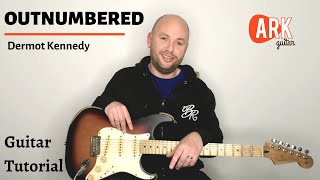 Outnumbered  Dermot Kennedy  Guitar Tutorial  Super Easy Beginner Guitar Song [upl. by Esilram]