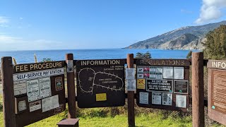 Walk Thru Kirk Creek Campground  Big Sur CA [upl. by Nohsram]