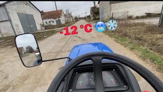 Winter riding Solis 26 12 °C🥶❄️ [upl. by Sutit]