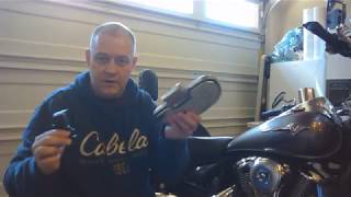 Passenger Floorboard Installation 2014 Kawasaki Vulcan 900 Classic LT [upl. by Assennev222]