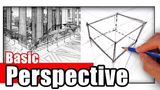 How to Draw in Perspective for Beginners [upl. by Howe889]