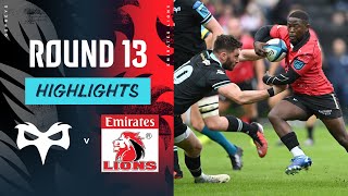 Ospreys v Emirates Lions  Instant Highlights  Round 13  URC 202324 [upl. by Etteloiv719]