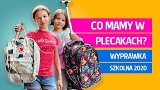 Co mamy w plecakach WYPRAWKA SZKOLNA 2020 [upl. by Tlaw]