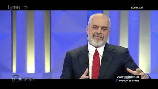 Kryeministri Edi Rama  Live në “OPINION” TV Klan [upl. by Rolandson34]