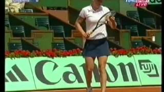 Marta Marrero vs Kim Clijsters Tercera ronda Roland Garros 2001 [upl. by Enilhtak917]