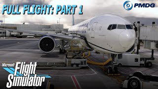 How to fly PMDG 777 DETAILED CHECKLIST  MSFS Beginner  Part 1  Cold and dark  EXTREME REALISM [upl. by February]